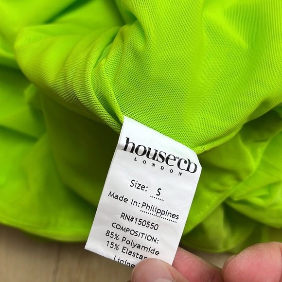 NEW! HOUSE OF CB Adrie Cutout Gathered Minidress SIZE SMALL 1103 - Picture 8 of 8